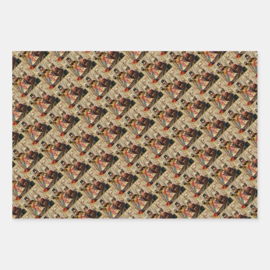 Older and Younger Sisters Ride - Mary Evans Geschenkpapier Set (Vorderseite 3)