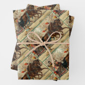 Older and Younger Sisters Ride - Mary Evans Geschenkpapier Set (Beispiel)