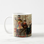 Older and Younger Sisters Ride - Mary Evans Kaffeetasse (Links)