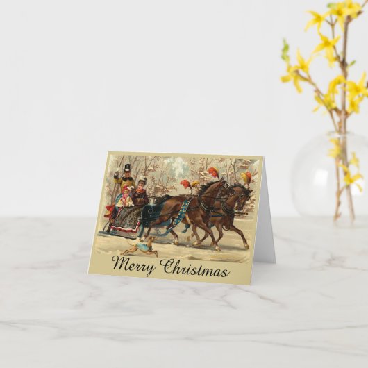 Older and Younger Sisters Ride - Mary Evans Karte (Gelbe Blume)