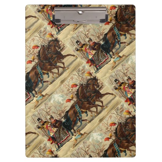 Older and Younger Sisters Ride - Mary Evans Klemmbrett (Vorderseite)