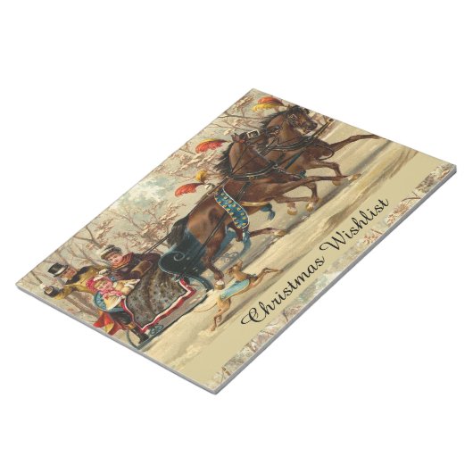 Older and Younger Sisters Ride - Mary Evans Notizblock (angewinkelt)