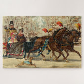Older and Younger Sisters Ride - Mary Evans Puzzle (Horizontal)