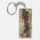 Older and Younger Sisters Ride - Mary Evans Schlüsselanhänger (Vorderseite links)