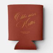 Older, wiser, hotter birthday  dosenkühler (Rückseite)