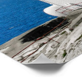 OLDEST LIGHTHOUSE IN NORWEGEN - LINDESNES POSTER (Ecke)