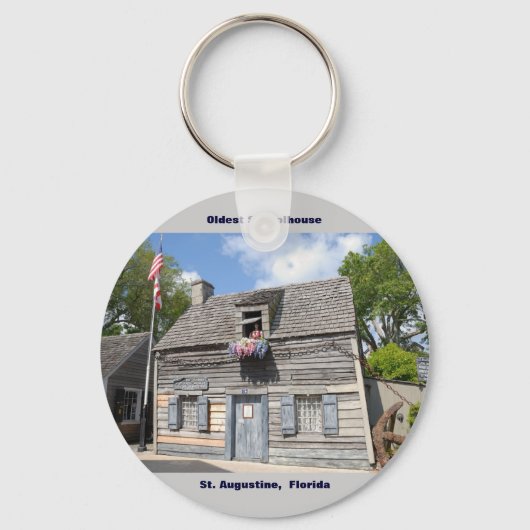 Oldest School House St. Augustine Fl Schlüsselanhänger (Vorderseite)