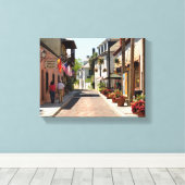 Oldest street St. Augustine, Florida Leinwanddruck (Insitu (Holzboden))