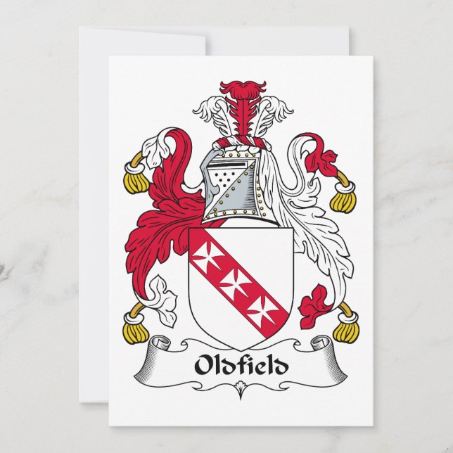 Oldfield-Familienwappen (Vorderseite)