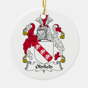 Oldfield Familienwappen Keramik Ornament