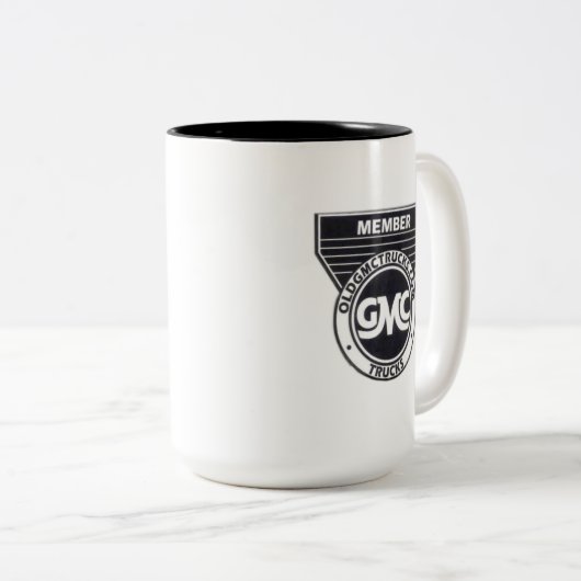 oldGMCtrucks.com-MitgliedsTasse Zweifarbige Tasse (VorderseiteRechts)
