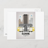 Oldham Postkarte (Vorne/Hinten)