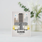 Oldham Postkarte (Stehend Vorderseite)