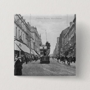 Oldham-Straße, Manchester, c.1910 Button