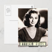 oldhollywood4 postkarte (Vorne/Hinten)