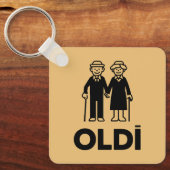 Oldi Birthday Schlüsselanhänger (Vorderseite)