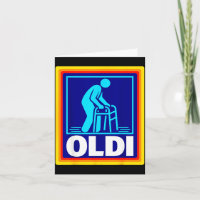 Oldi-Parodie lustiger retro Alter Humor Grafik Vat