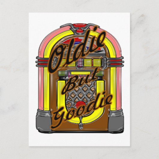 Oldie Aber Goodie Postkarte (Vorderseite)