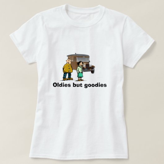 "Oldie-aber gute Sachen" T-Shirt (Design vorne)