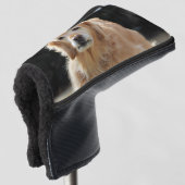 Oldie Golden Golf Headcover (3/4 Vorderseite)