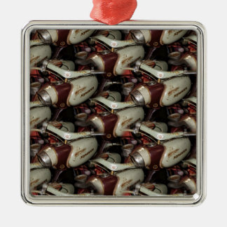 Oldie-Motorradmehrfachverbindungsstelle Ornament Aus Metall