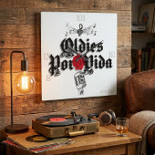Oldies Por Vida Wall Clock Uhr