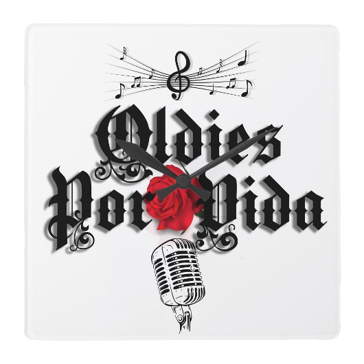Oldies Por Vida Wall Clock Uhr