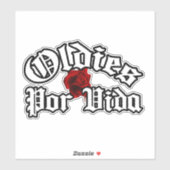 Oldies pvida decal Sticker (Blatt)