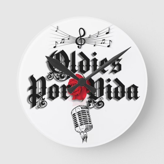 Oldies pvida Wandschaltuhr Runde Wanduhr (Vorderseite)