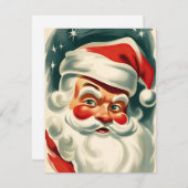 Oldies Santa Claus Feiertagskarte (Vorne/Hinten)