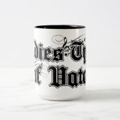 Oldies-Typ Zweifarbige Tasse (Mittel)
