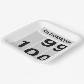 OLDOMETER 100. Geburtstag 99 bis 100 Pappteller (Gewinkelt)