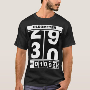 Oldometer 30. Geburtstag Lustiger Meilenstein Kilo T-Shirt