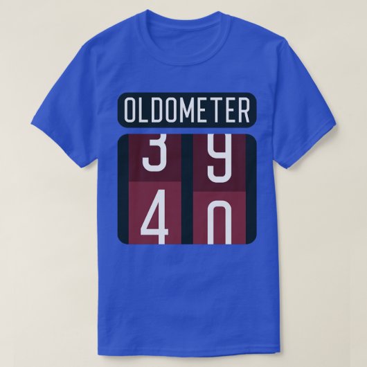 Oldometer 40 3 T-Shirt (Design vorne)