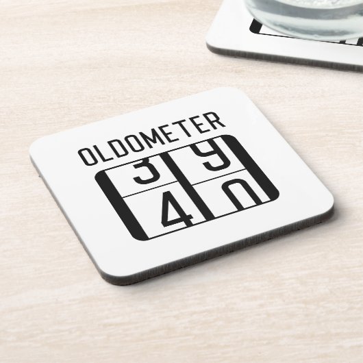 Oldometer 40 getränkeuntersetzer (Linke Seite)