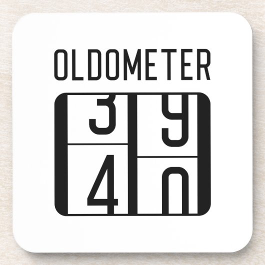 Oldometer 40 getränkeuntersetzer (Vorderseite)