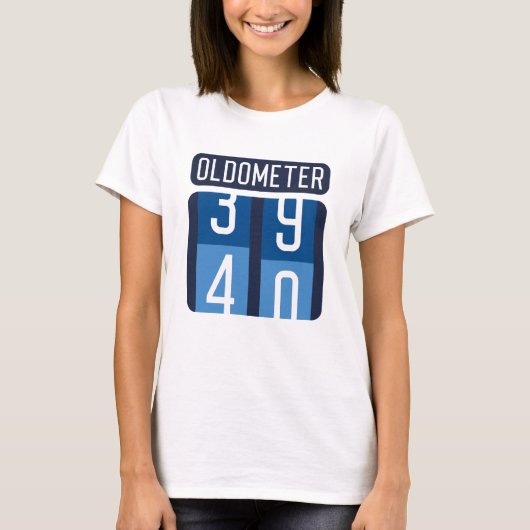 Oldometer 40 T-Shirt (Vorderseite)