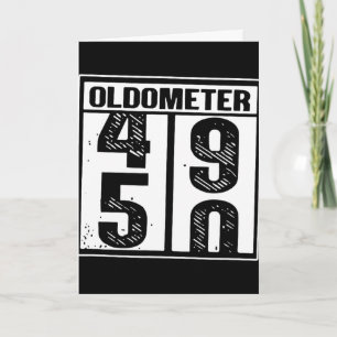 Oldometer 49-50 50 Oldometer Vatertag  Karte