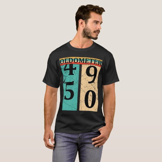 Oldometer 49 50 T-Shirt (Vorne ganz)
