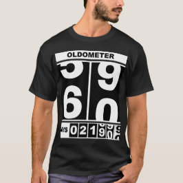 Oldometer 60. Geburtstag Lustiger Meilenstein Kilo T-Shirt