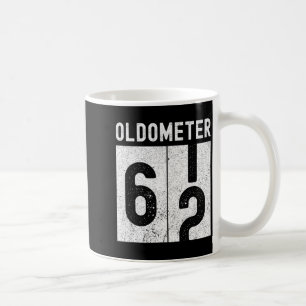 Oldometer 62. Geburtstag lustig retro 62 werdend Kaffeetasse