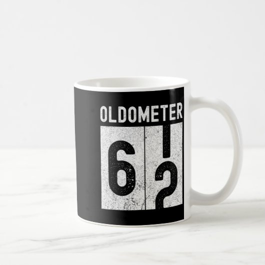 Oldometer 62. Geburtstag lustig retro 62 werdend Kaffeetasse (Rechts)
