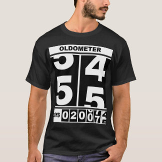 Oldometer 65. Geburtstag Lustiger Meilenstein Kilo T-Shirt