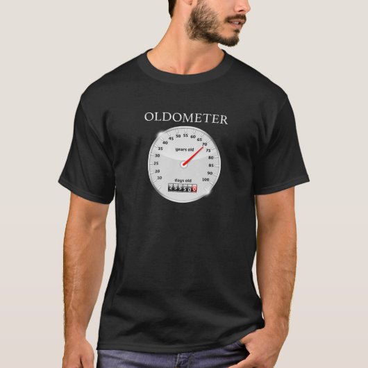 Oldometer 70 Jahre alt 1951 Funny 70th Bir T-Shirt (Vorderseite)