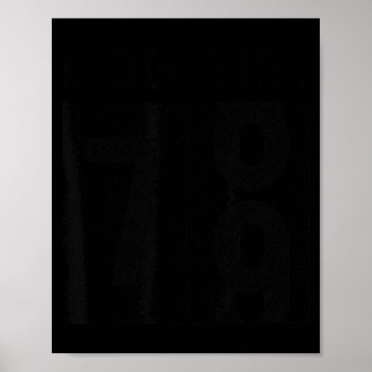 Oldometer 79. Geburtstag lustig retro 79 werdend Poster (Vorne)