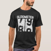 Oldometer 80 Geboren 1945 T-Shirt (Vorderseite)