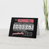 Oldometer Birthday Card Karte (Vorderseite)