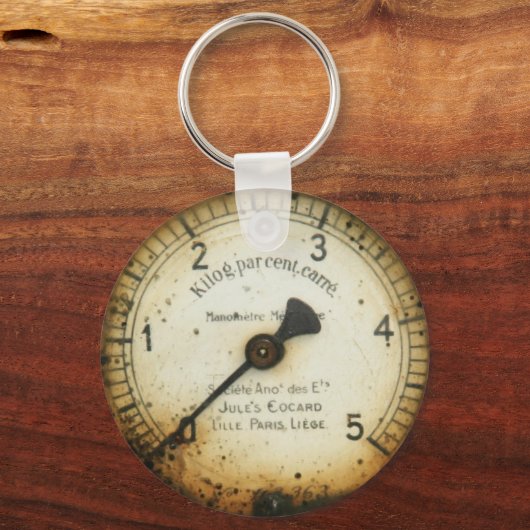 Öldruckmessgerät / Instrument / Wählgerät / Zähler Schlüsselanhänger (Vorderseite)