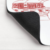 Olds 442 1970 conv mousepad (Ecke)