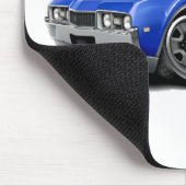 Olds 442 Blau-Auto 1968 Mousepad (Ecke)